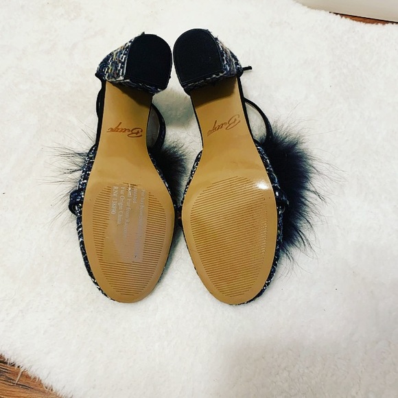 Anthropologie | Bettye by Bettye Muller Faux Fur T-Strap Heels - Picture 13 of 13